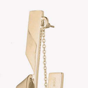 FOLDED HOOP EARRINGS