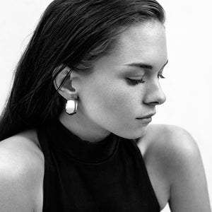 RIPPLE HOOP EARRINGS