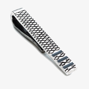 MENS KNURLED TIE CLIP
