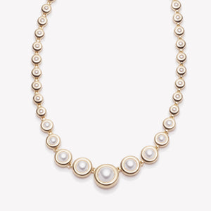GRADUATED PEARL NECKLACE