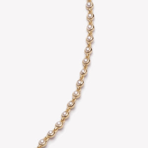 INLAID PEARL NECKLACE