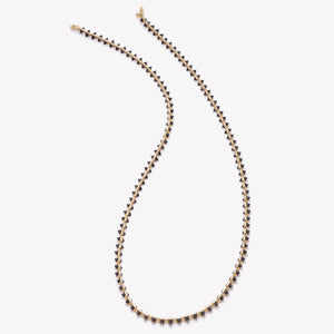 INLAID PYRAMID NECKLACE - ONYX