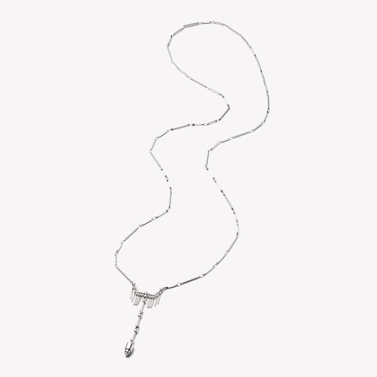 FRINGED PENDULUM NECKLACE