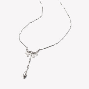 FRINGED PENDULUM NECKLACE