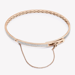 THIN PAVÉ SAFETY CHAIN CHOKER