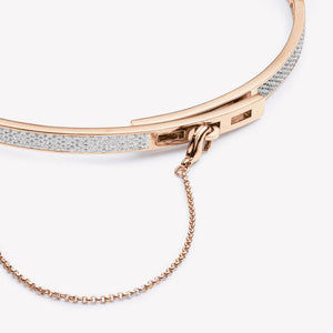 THIN PAVÉ SAFETY CHAIN CHOKER