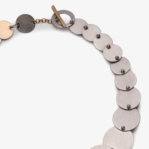 PINNED PAILLETTE CROSSBAR NECKLACE