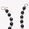 BEADED BALL CHAIN NECKLACE - SANDSTONE