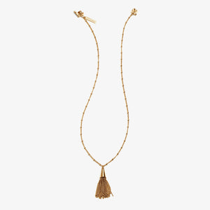 CONE TASSEL PENDANT NECKLACE