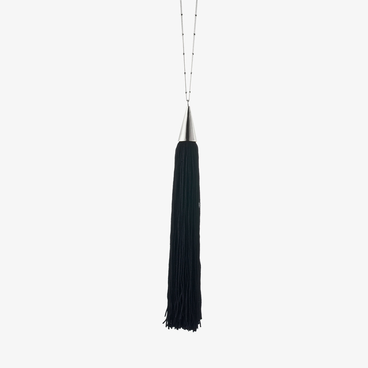 SILK TASSEL NECKLACE