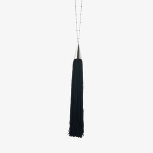 SILK TASSEL NECKLACE