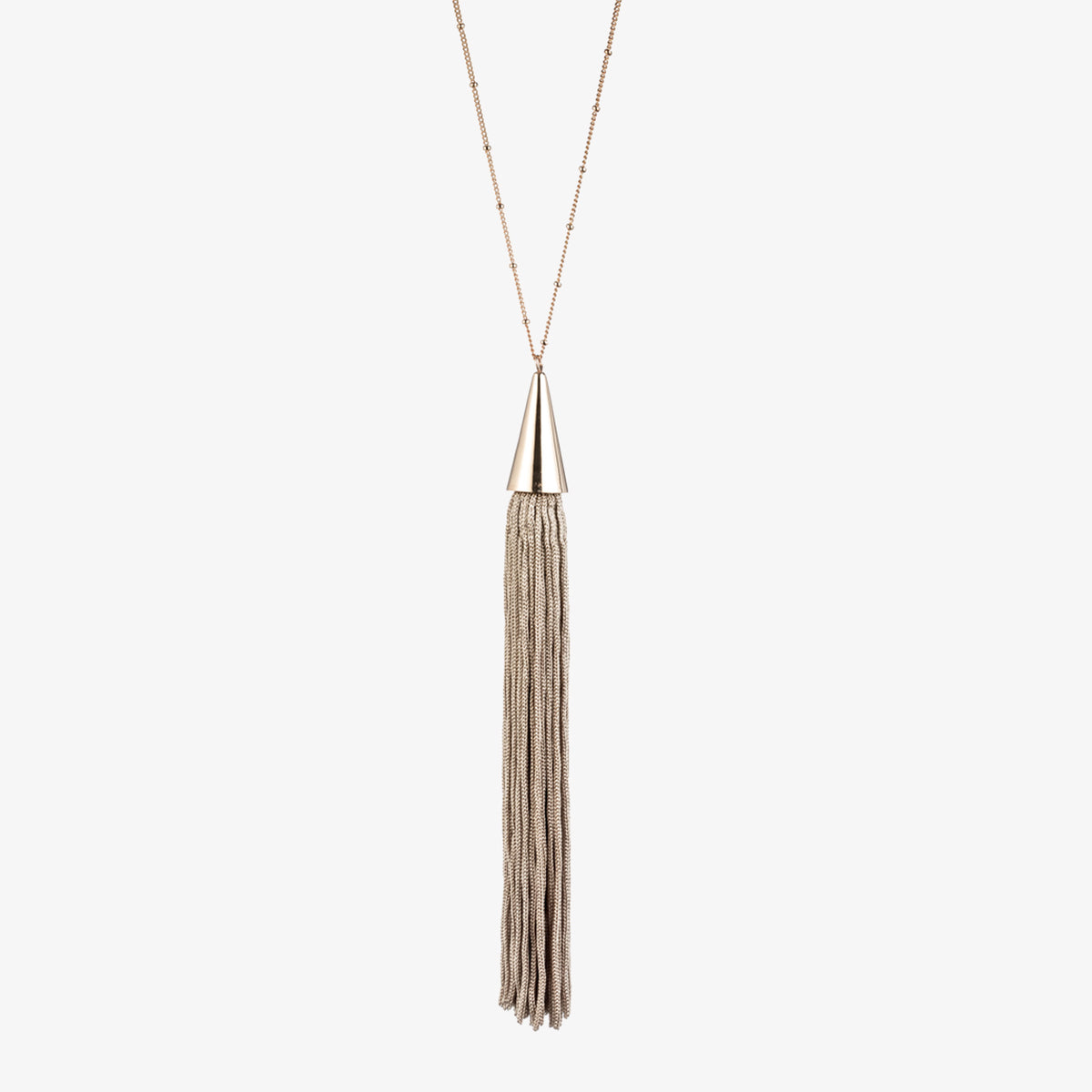 LONG TASSEL NECKLACE