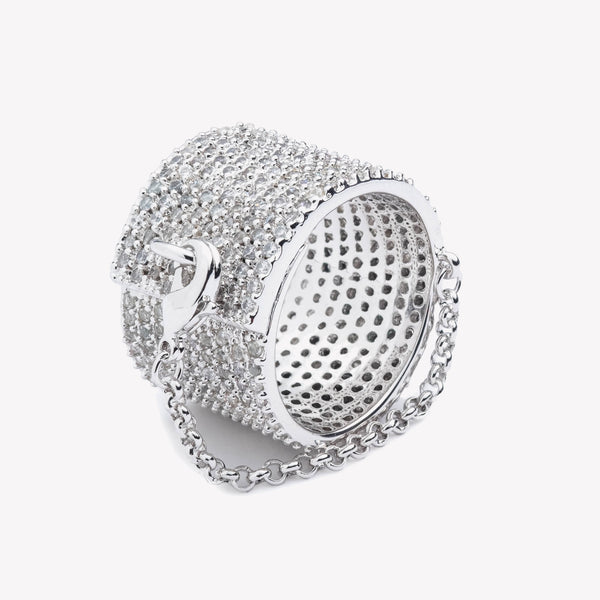 PAVÉ SAFETY CHAIN RING