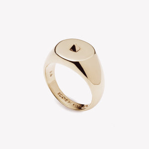 PYRAMID SIGNET RING