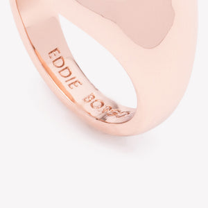 INLAID SIGNET RING - TIGER EYE