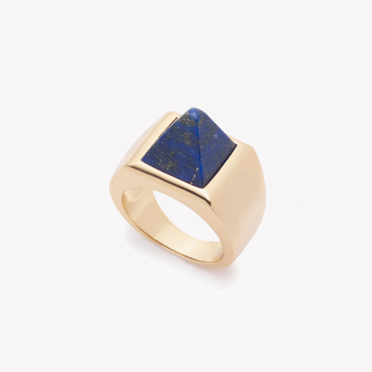 PYRAMID RING - LAPIS LAZULI