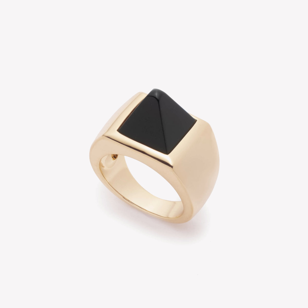 PYRAMID RING - ONYX