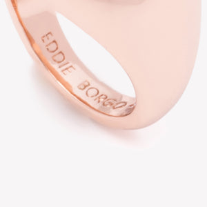 INLAID SIGNET RING - CARNELIAN