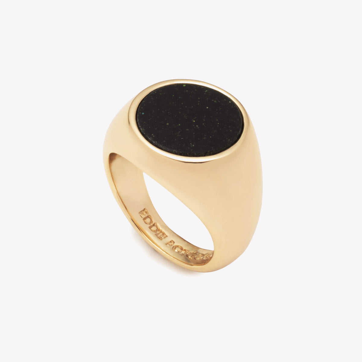 INLAID SIGNET RING - SANDSTONE