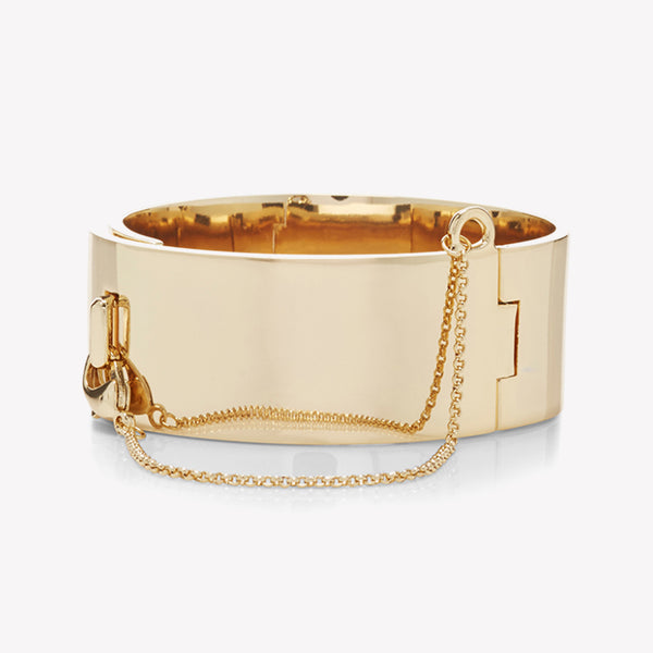 Safety Chain Cuff - Gold– EDDIE BORGO