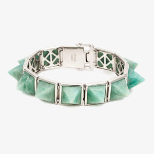 PYRAMID BRACELET - AMAZONITE