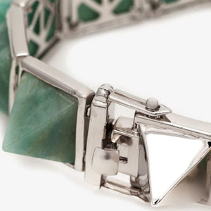 PYRAMID BRACELET - AMAZONITE
