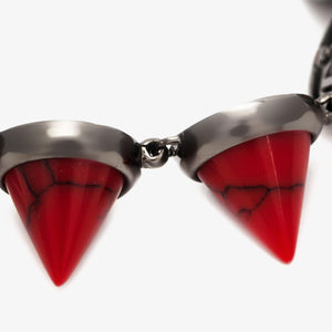 CONE BRACELET - RED AGATE