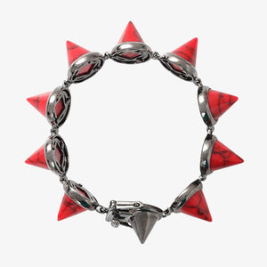 CONE BRACELET - RED AGATE