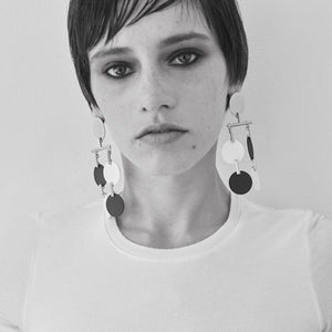 TOKEN CHANDELIER EARRINGS