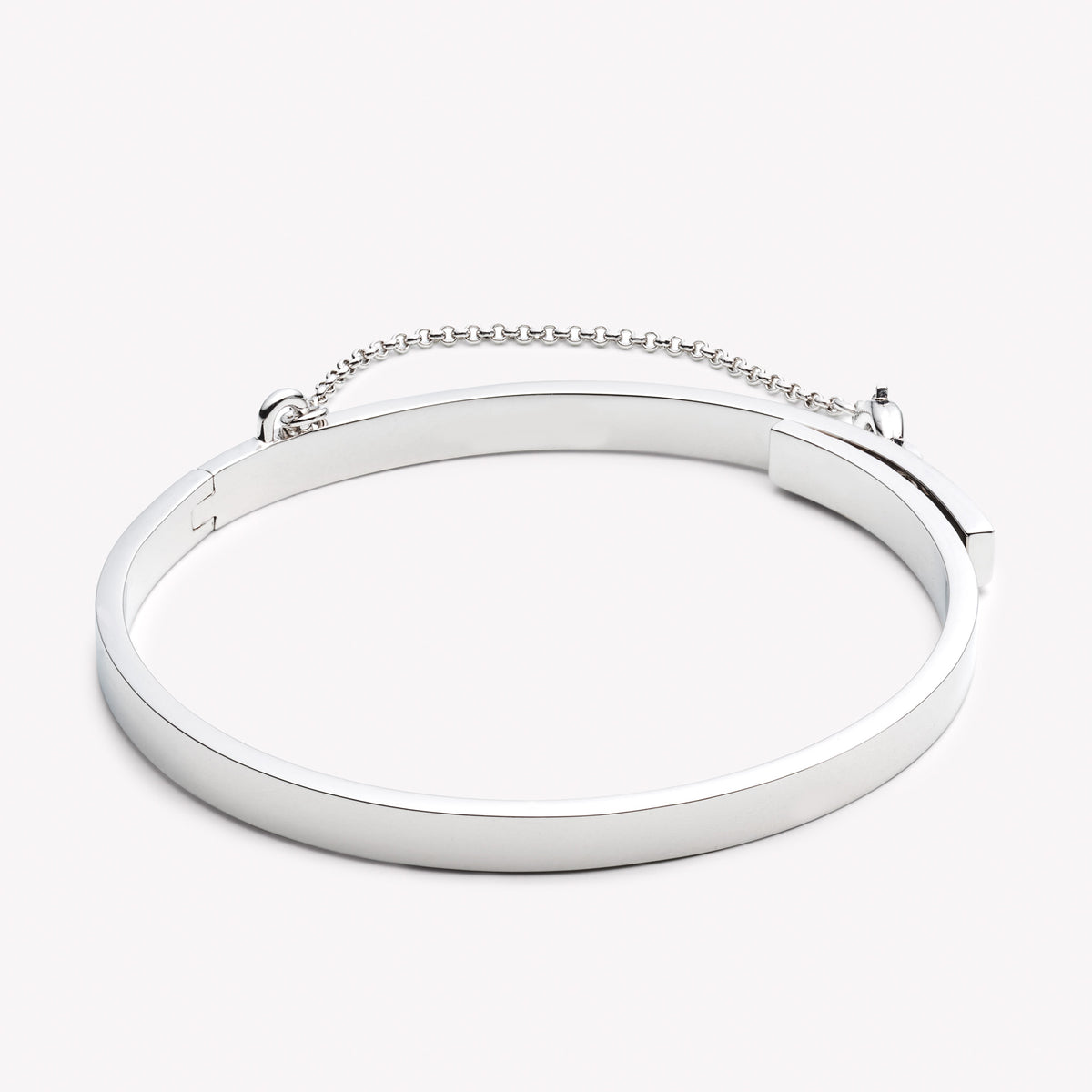 Extra Thin Safety Chain Bracelet Silver– EDDIE BORGO