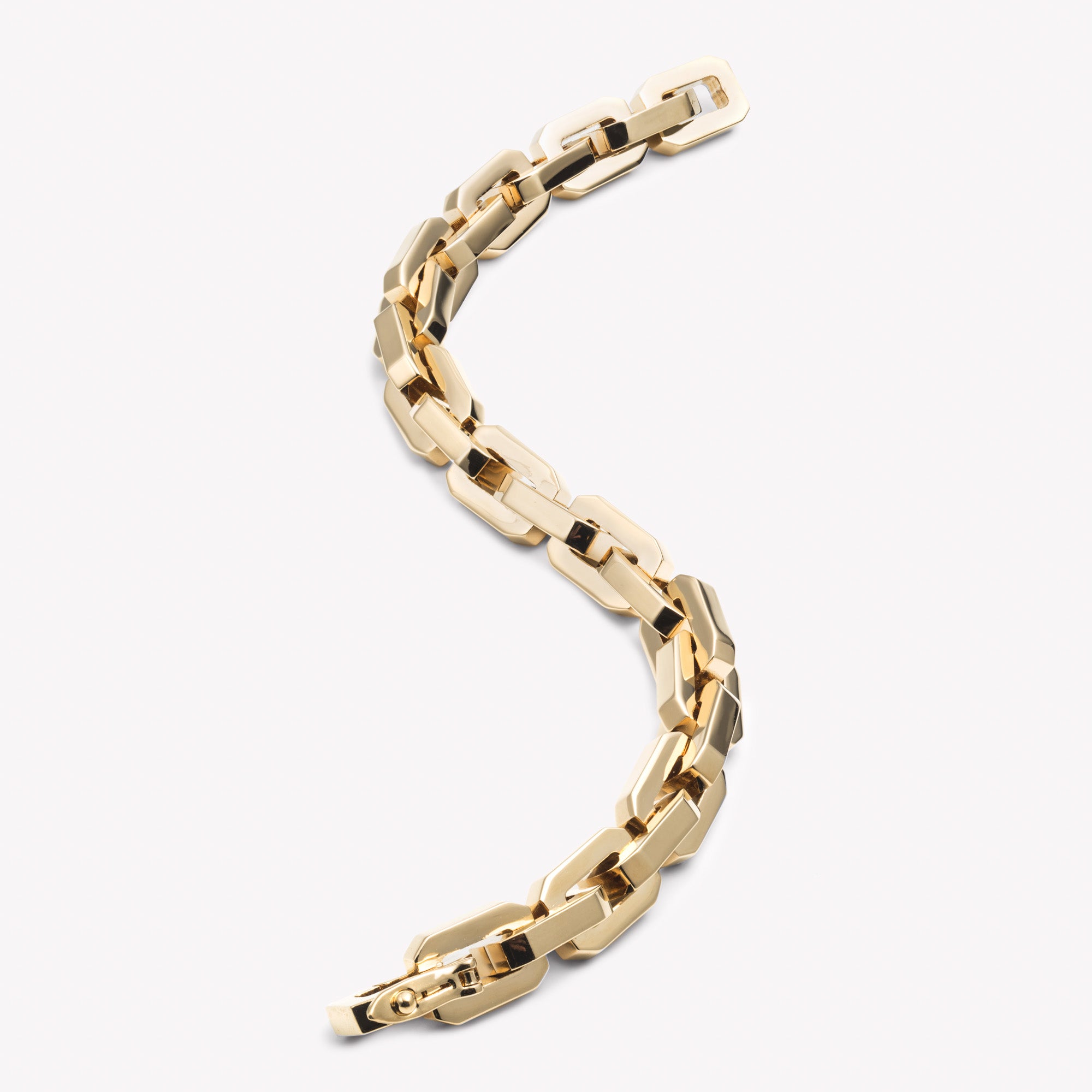 Smooth Supra Link Bracelet Gold – EDDIE BORGO
