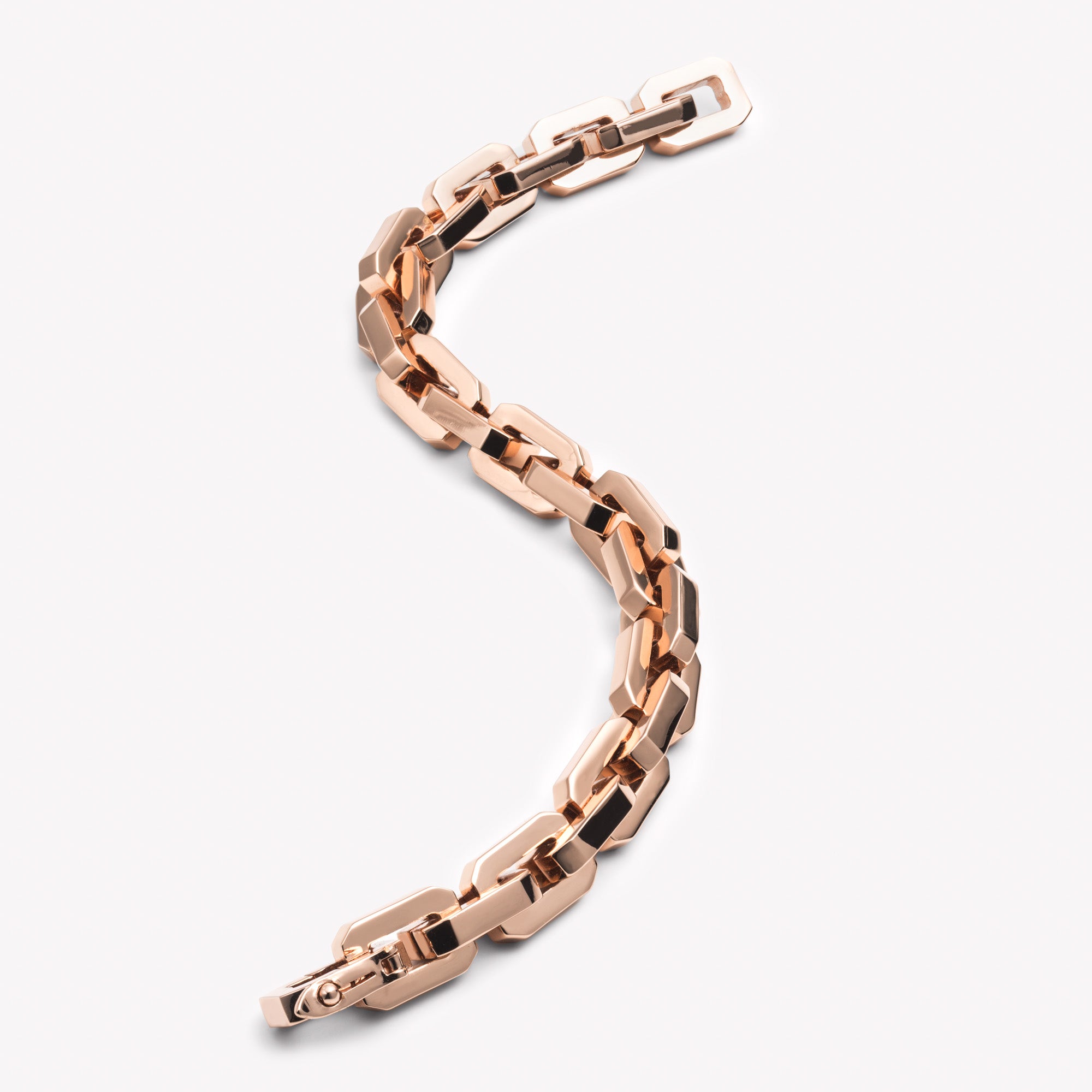 Smooth Supra Link Bracelet Rose Gold – EDDIE BORGO