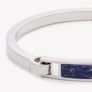 INLAID PLATE BRACELET - LAPIS LAZULI