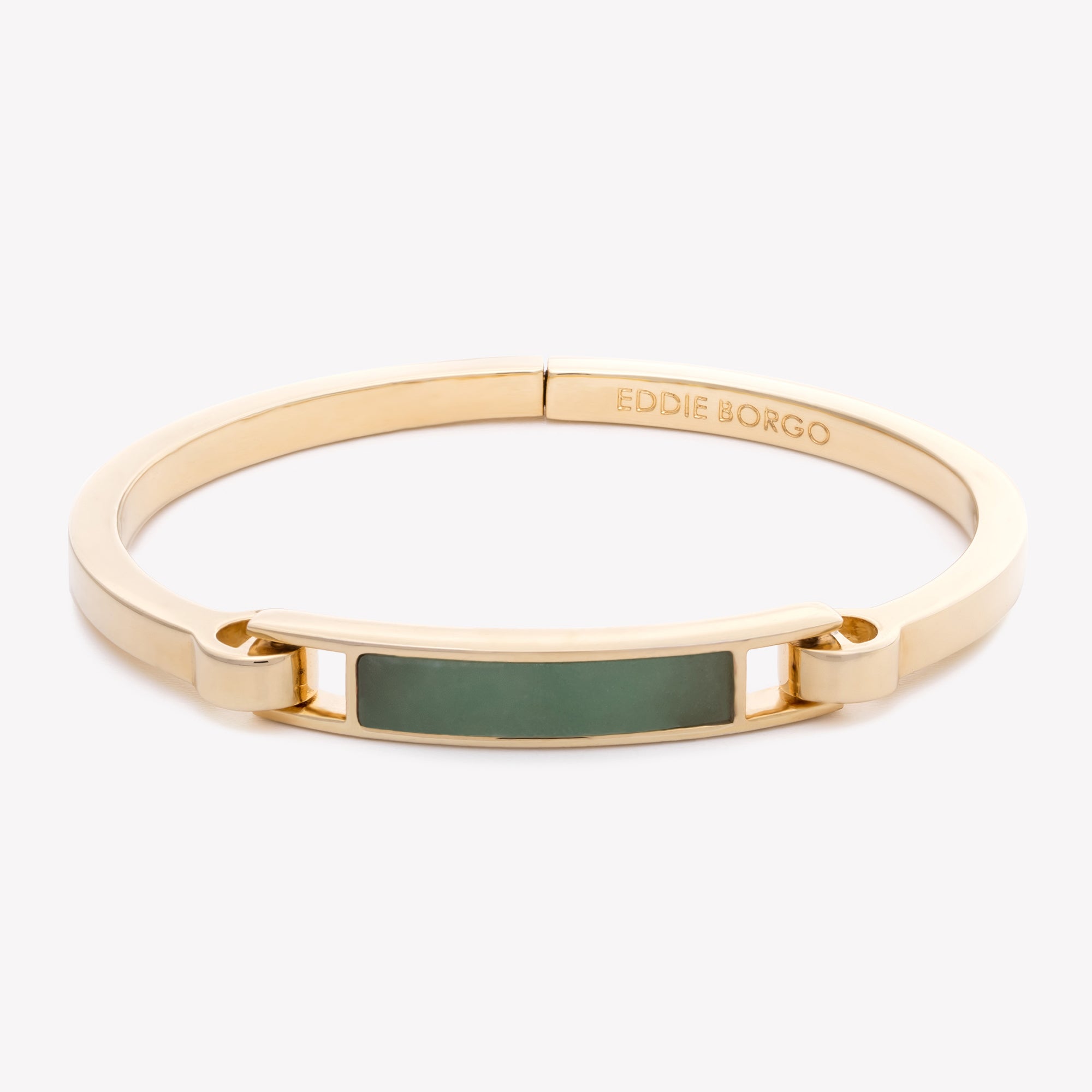 INLAID PLATE BRACELET - JADE– EDDIE BORGO