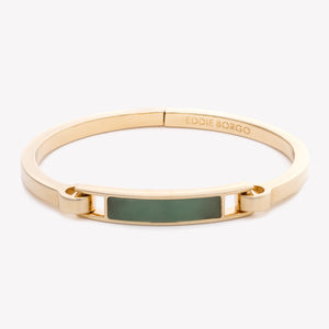 INLAID PLATE BRACELET - JADE