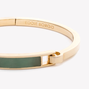 INLAID PLATE BRACELET - JADE