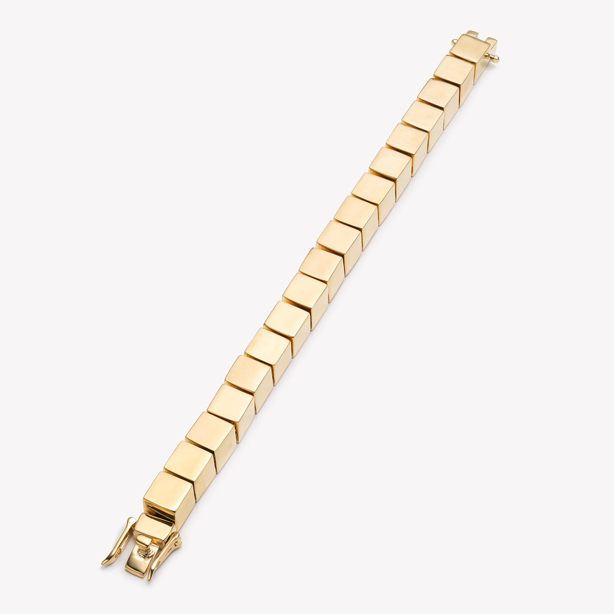 SMALL CUBE BRACELET GOLD– EDDIE BORGO
