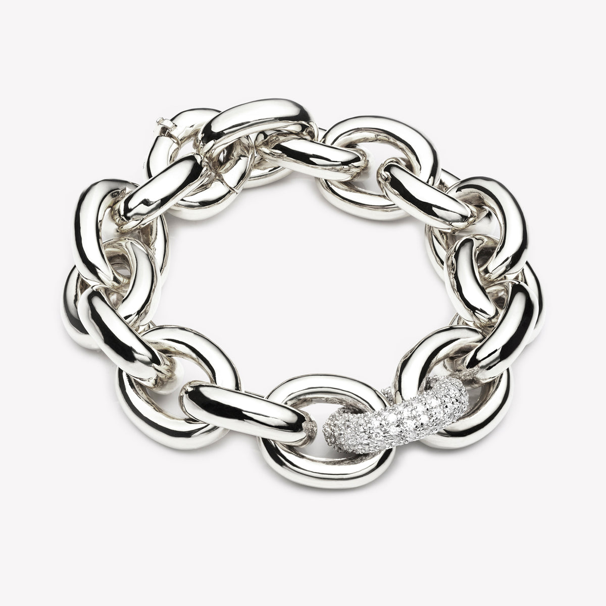 PAVÉ LINK CHAIN BRACELET