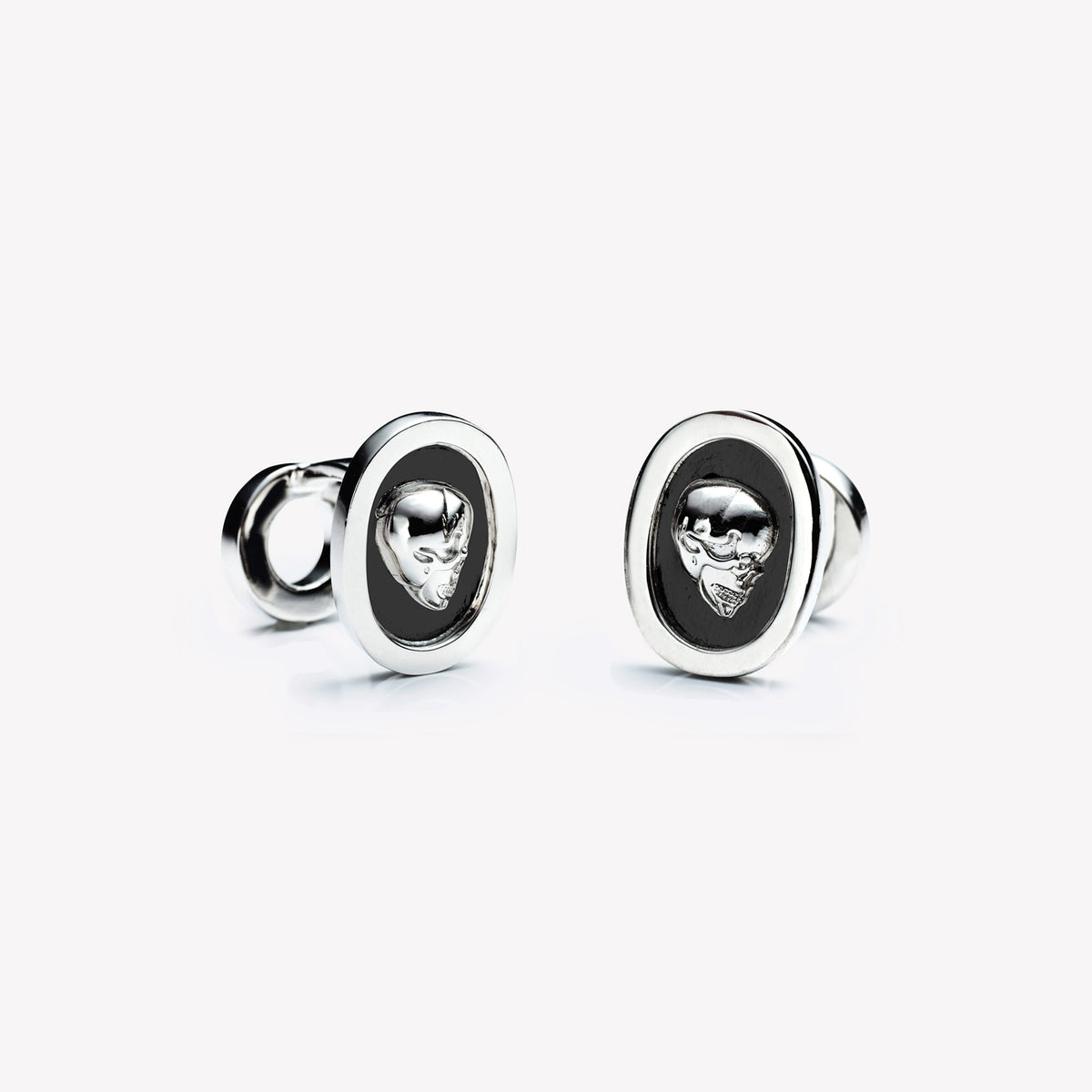 MENS SKULL CAMEO CUFFLINKS