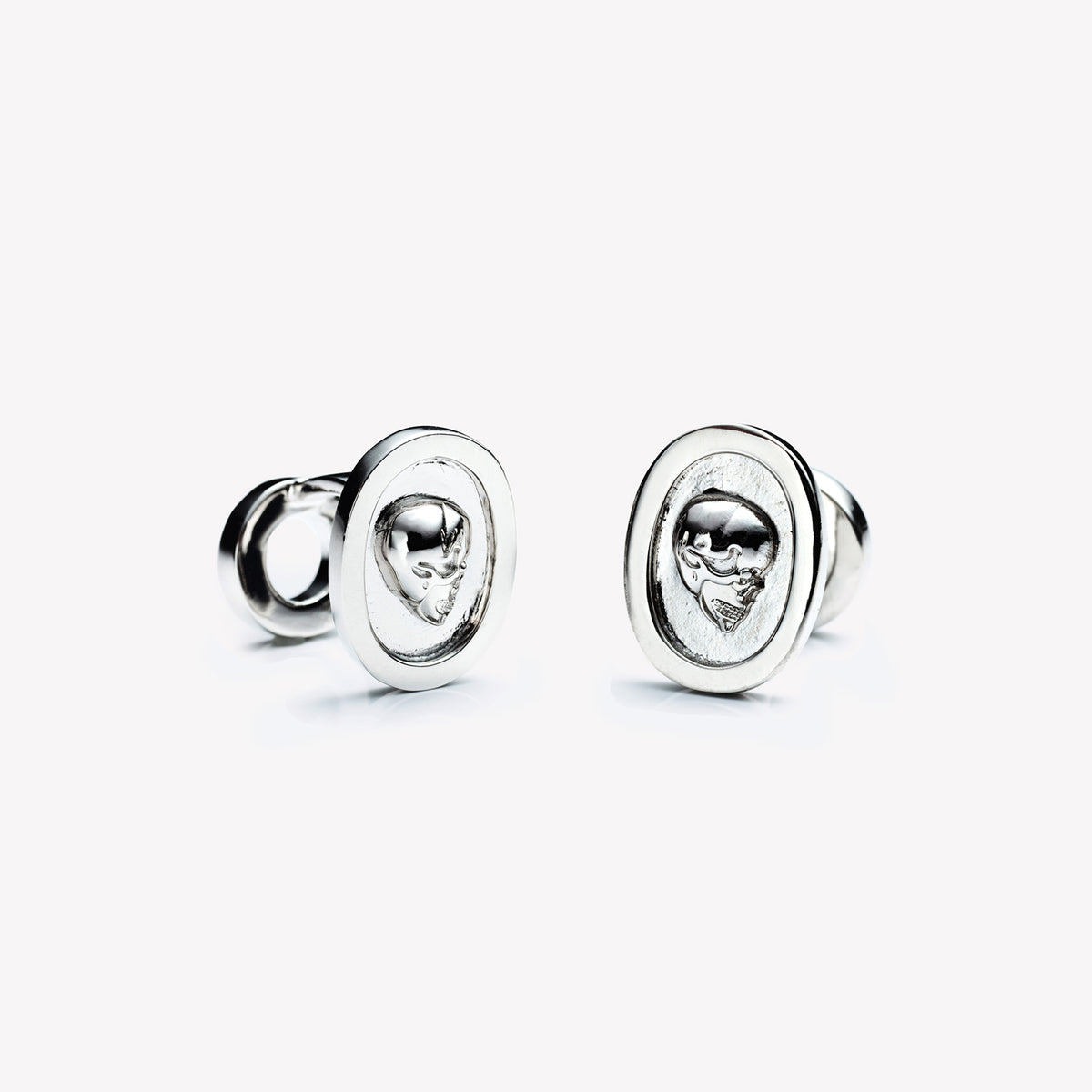 MENS SKULL CAMEO CUFFLINKS