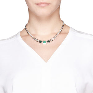 PYRAMID NECKLACE - MALACHITE