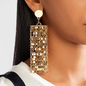 FLEECE DROP EARRINGS