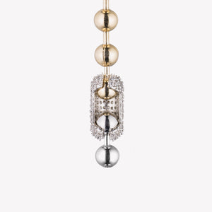 PAVÉ BALL CHAIN EARRINGS