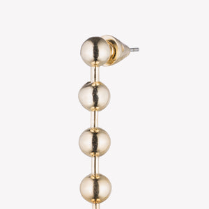 PAVÉ BALL CHAIN EARRINGS