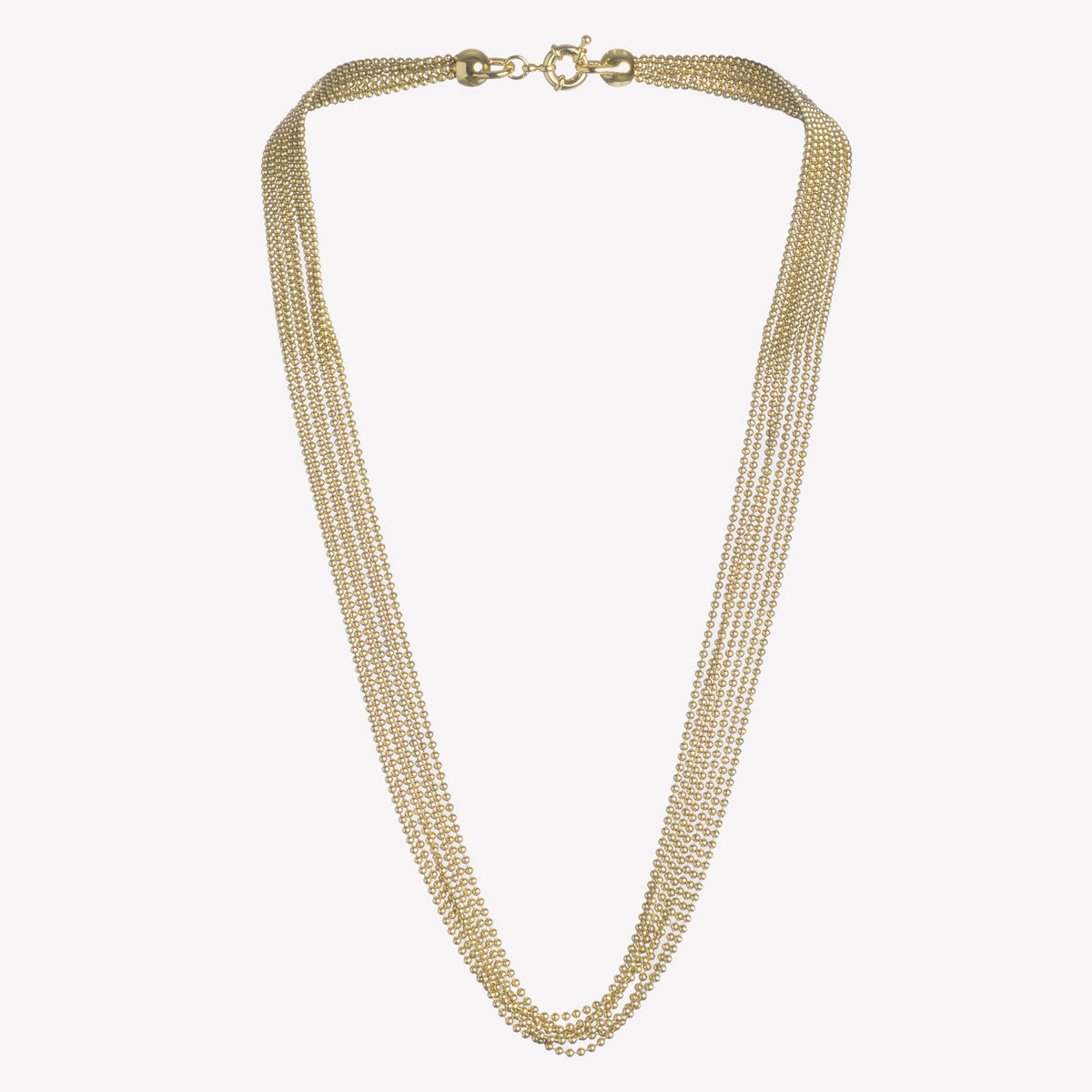 BALL CHAIN FOUNTAIN NECKLACE