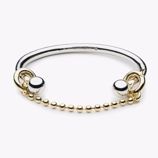 Barbell Chain Cuff Bracelet No– EDDIE BORGO