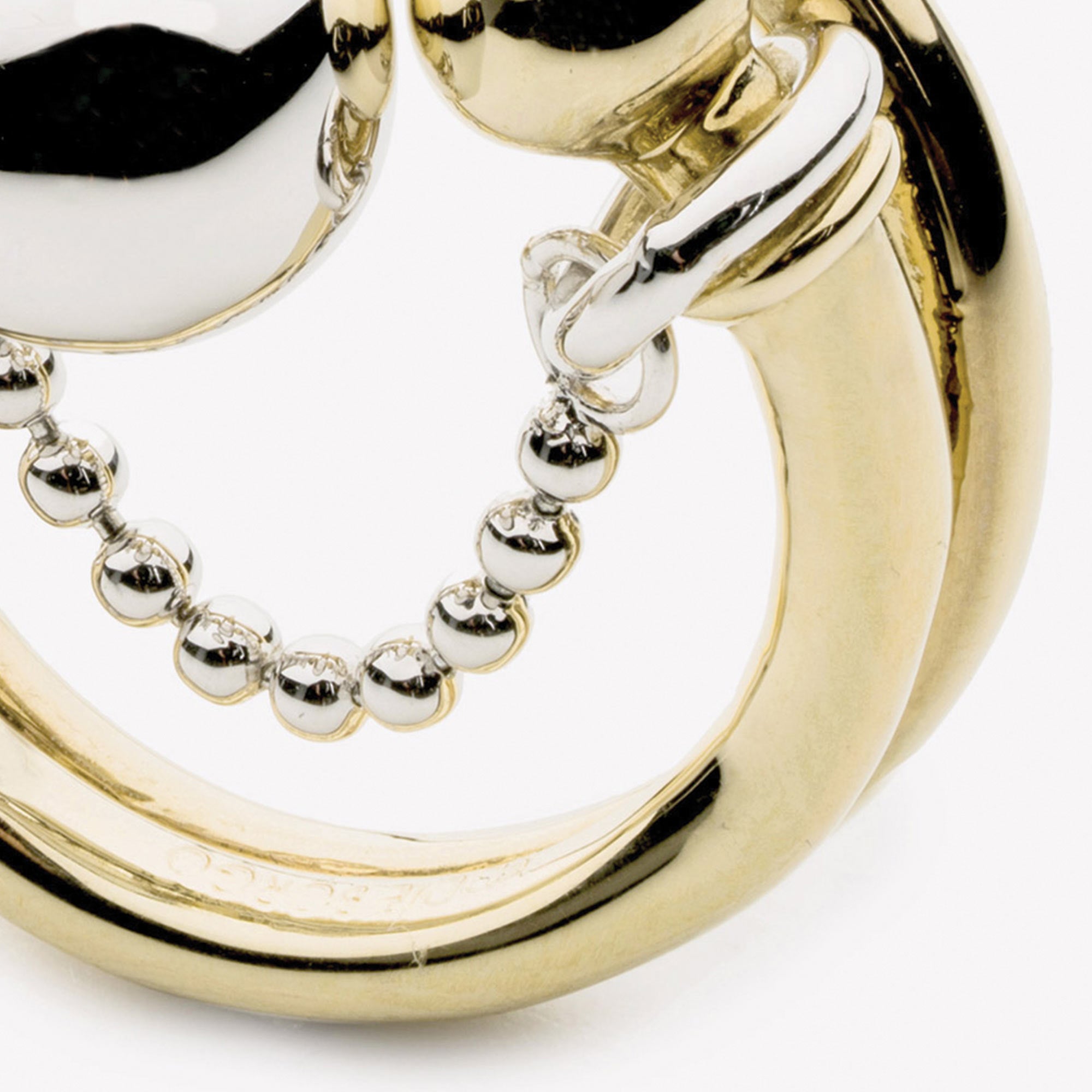 Double Barbell Ring - Two Tone – EDDIE BORGO