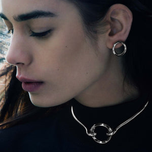 O-RING STUD EARRINGS