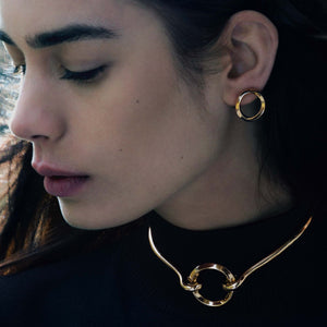 O-RING STUD EARRINGS