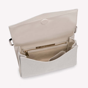 BOYD SMALL CLUTCH - BELGIAN LINEN